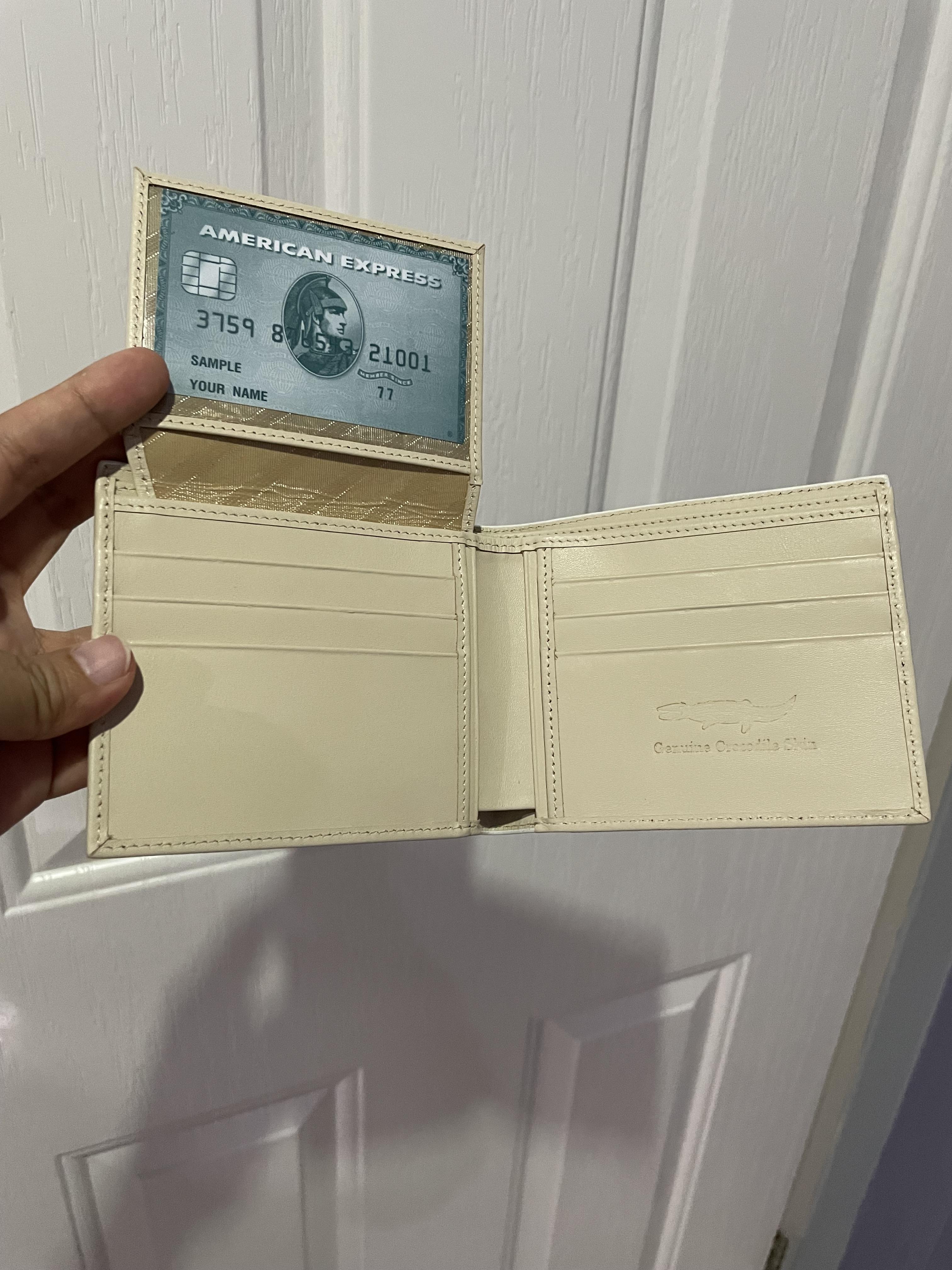 กระเป๋าหนังจระเข้แท้ หนังท้อง