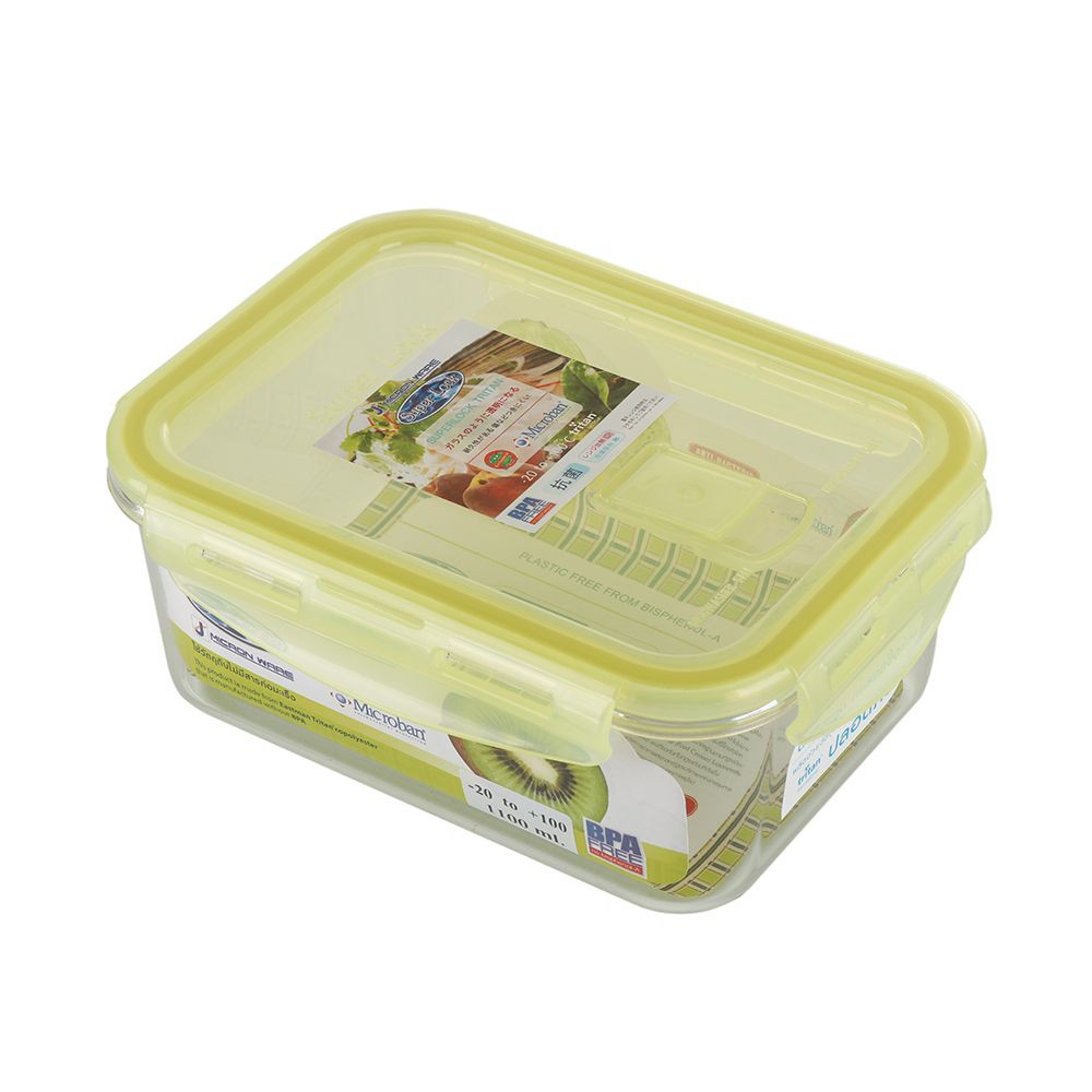 กล่องอาหาร เหลี่ยม 1.1 ลิตร SUPER LOCK TRITAN FOOD CONTAINER SQUARE 1.1L SUPER LOCK 6