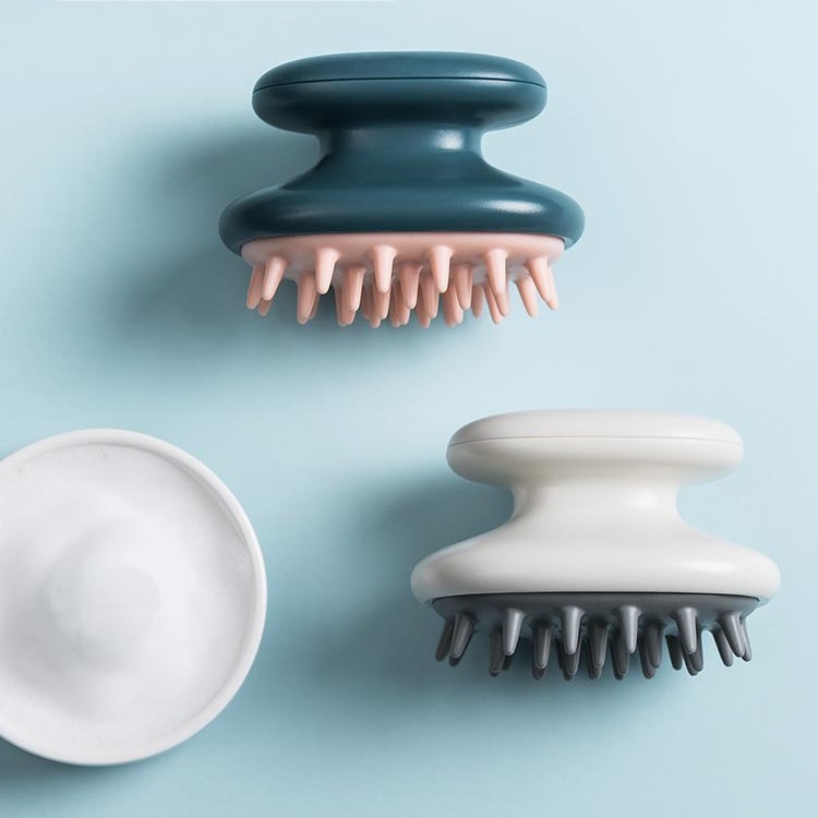 Living Thai แปรงหวีนวดหัว หวีผมหนังศีรษะ แปรง หวี แปรงนวดหนังศีรษะ หวีผม แชมพู แปรง ห้องน้ำ เครื่องมือ ที่นวดศีรษะ