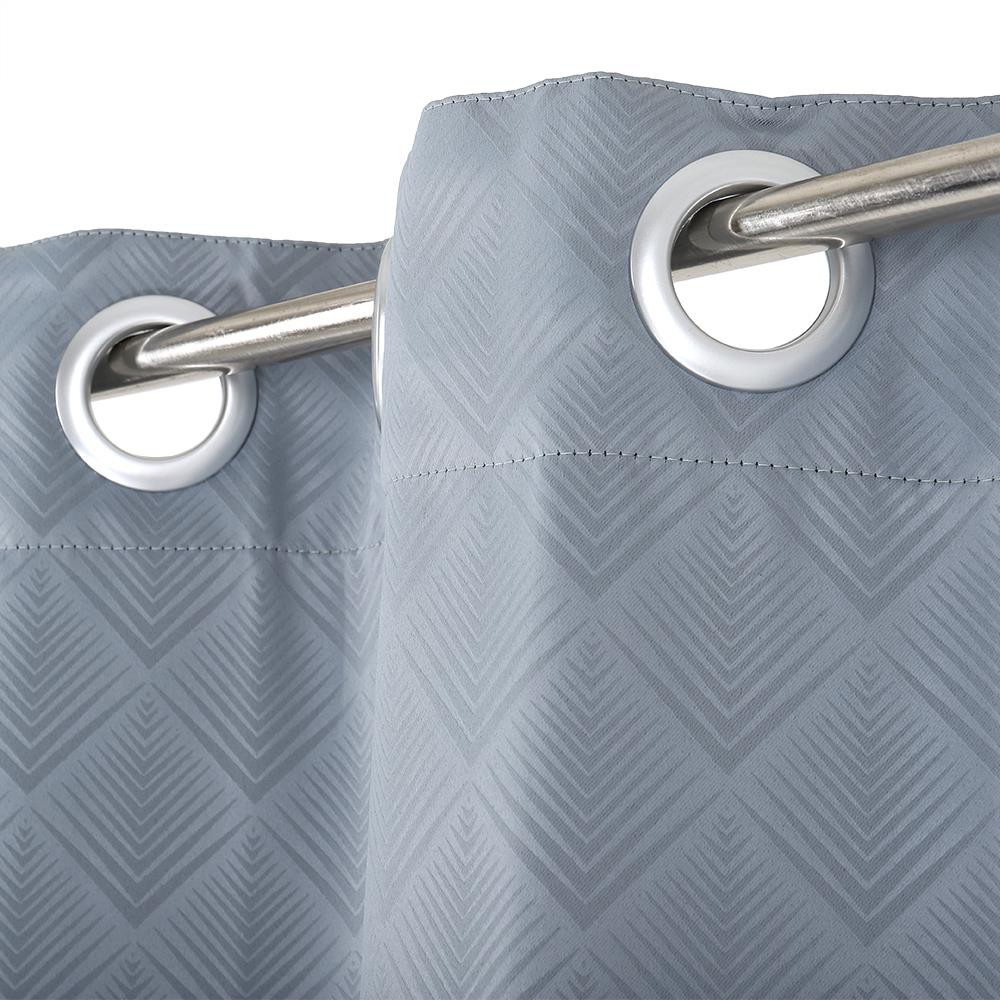 ผ้าม่าน EYELET CHILD FREEDOM STYLE ROCKETA UV 130x220 ซม. สีเทา ผ้าม่านประตู CURTAIN ผ้าม่านและมู่ลี่