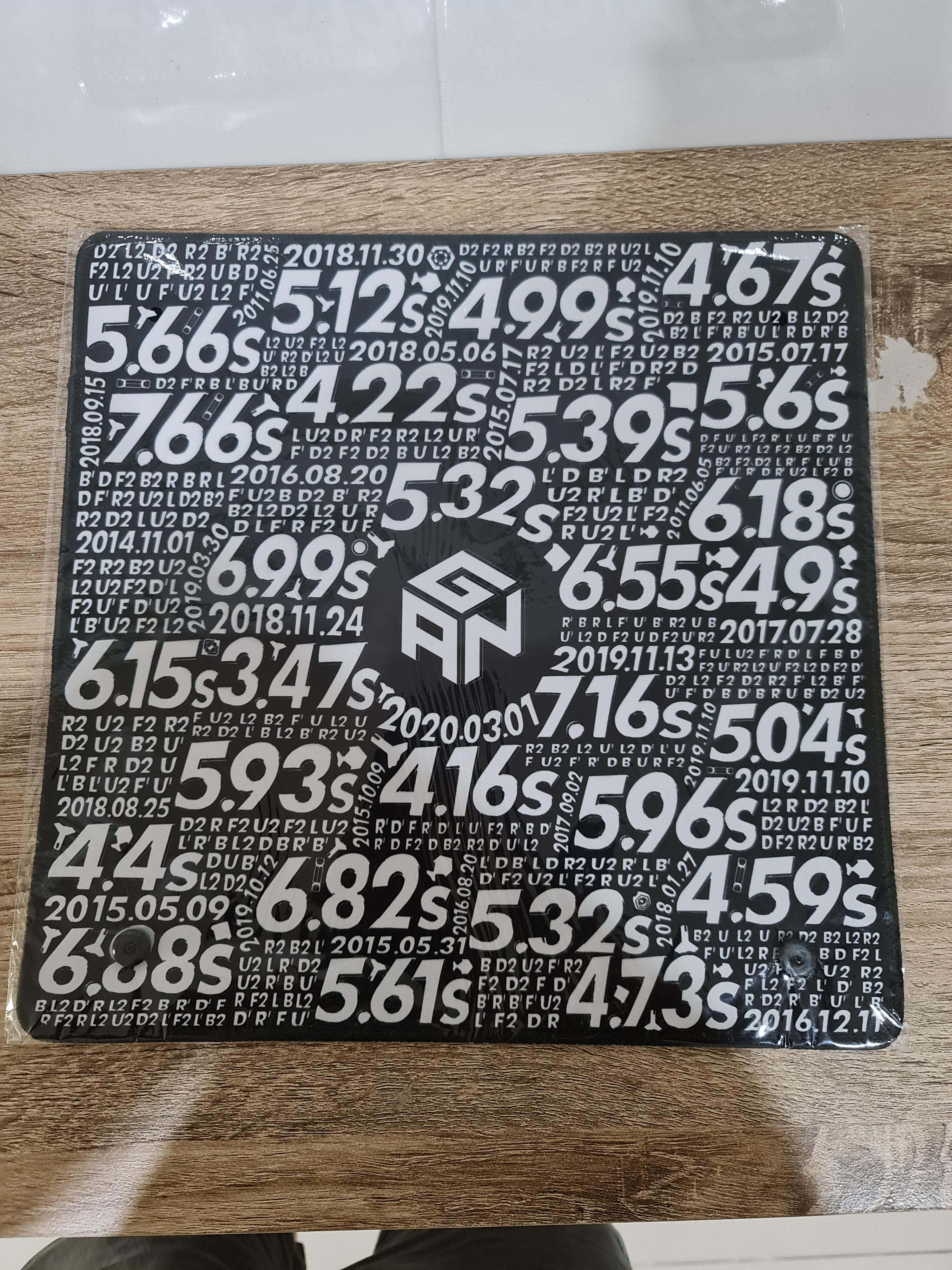 Gan Mat ผ้ารองรูบิคขนาดเล็ก