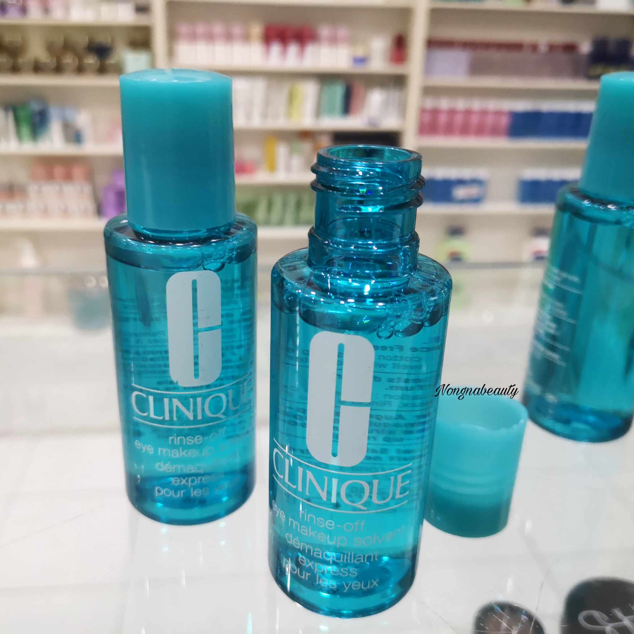Clinique Rinse-Off Eye Makeup Solvent 60ml (ขนาดดทดลอง) ทำความสะอาดและล้างเครื่องสำอางรอบดวงตา สูตรอ่อนโยน