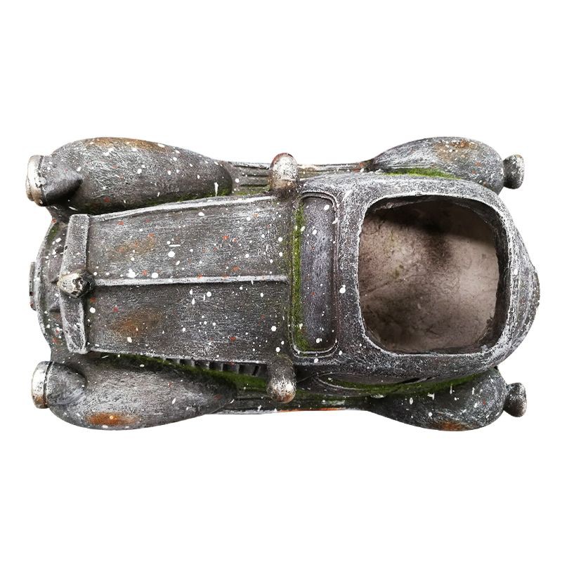 FONTE รูปปั้นรถคุณปู่แต่งสวน รุ่น GB7-181112-16D ขนาด 40 x 22.2 x 17.5 ซม. สีเทา รูปปั้นแต่งสวนสวย มองแล้วสบายตา น่าชม