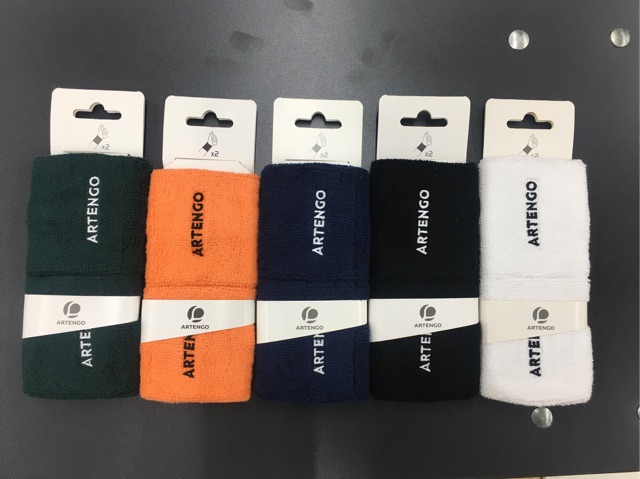 แพคคู่ ปลอกรัดข้อมือสำหรับซับเหงื่อ (แพค2ชิ้น) สุดคูลลล👍👍 Artengo แท้ การออกแบบสวยงาม เรียบหรู