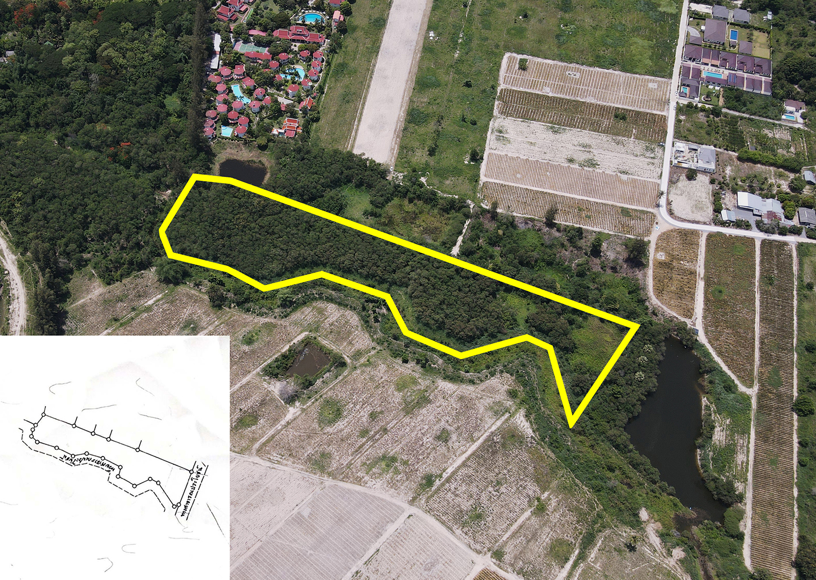 62110-ขายที่ดิน ใกล้สวนน้ำ แบล็ค เมาน์เทน หัวหิน