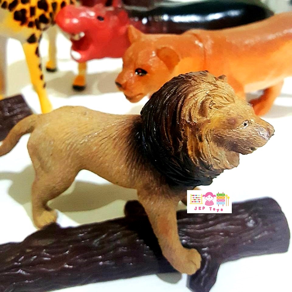 โมเดลพลาสติกเกรดดี ลายสัตว์ป่า จำนวน 25 ชิ้น