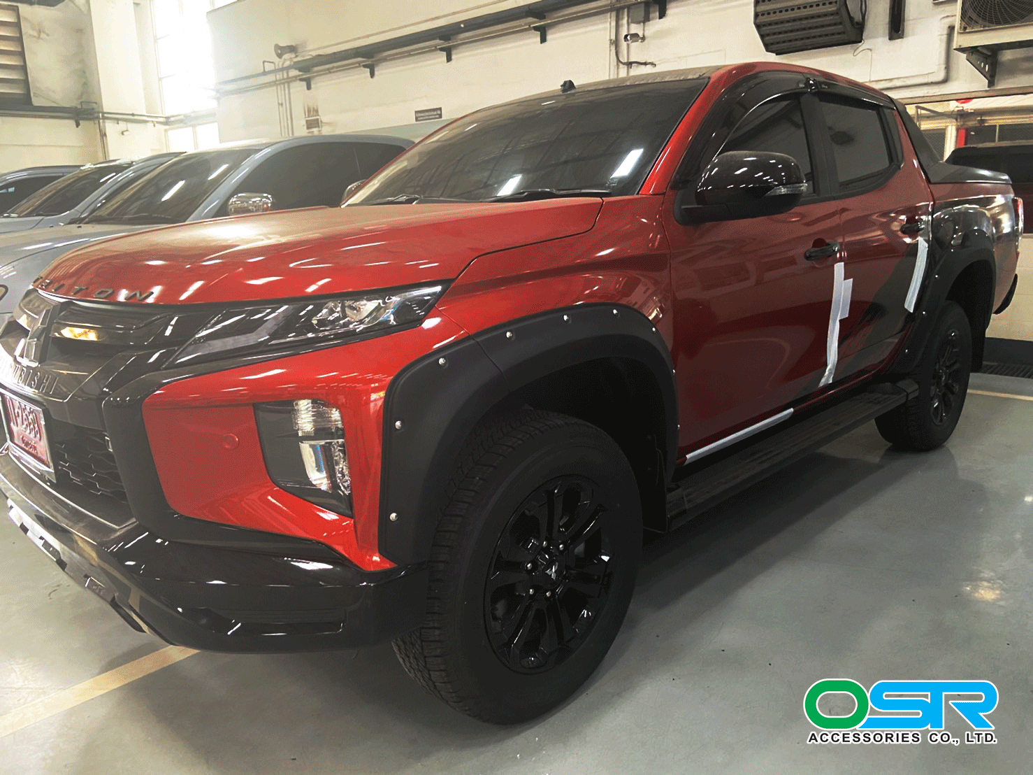 ชุดคิ้วล้อ มีหมุด 6 นิ้ว New Triton 2019-2020 ทรง SX (ใส่ Tritonได้ทุกรุ่น)