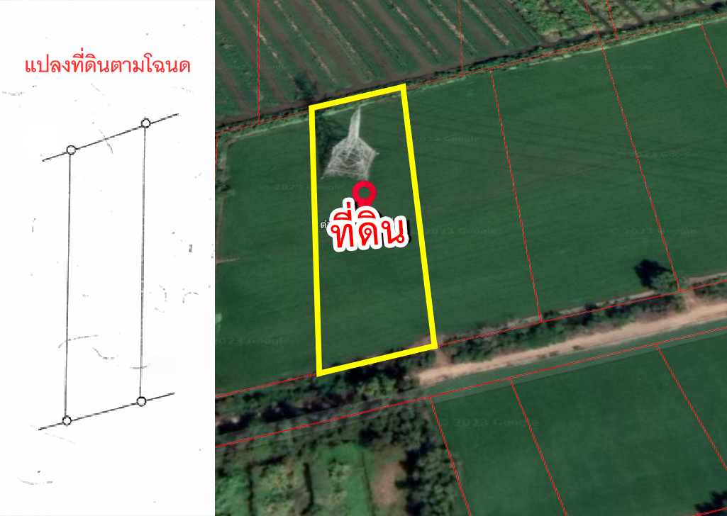 62109-ขายที่ดิน ถนนคลองเก้า คลองระพีพัฒน์ หนองเสือ ปทุมธานี