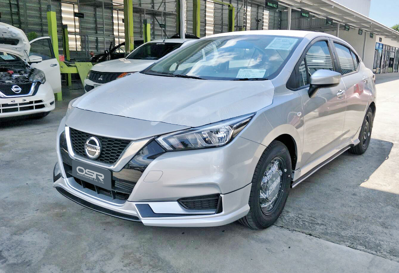 ชุดแต่งรถ สเกิร์ต-สปอยเลอร์ All New Almera 2020 Turbo ทรง SR-Limited By OSR