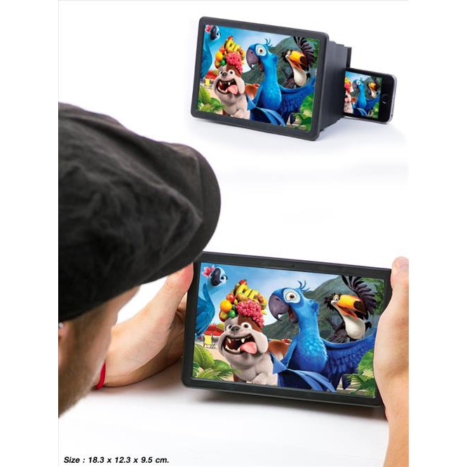 !!สินค้าขายดี!! อุปกรณ์ขยายหน้าจอมือถือ GO SHOT F2 3D Phone Screen Magnifier