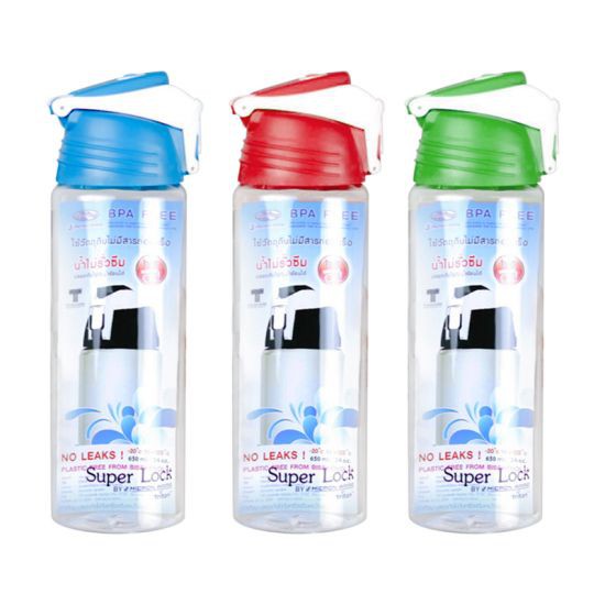 JCP กระบอกน้ำ SUPER LOCK รุ่น 5536 ขนาด 650 มล. คละสี