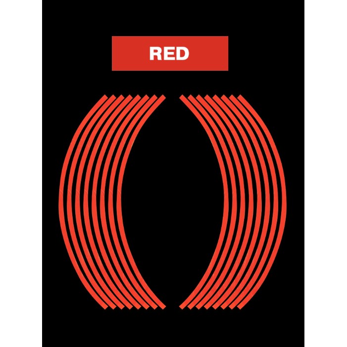 !!สินค้าขายดี!! สติ๊กเกอร์ติดขอบล้อสะท้อนแสง แต่งขอบล้อรถมอเตอร์ไซค์ สติ๊กเกอร์สะท้อนแสง Motorcycle Wheel Rim Sticker