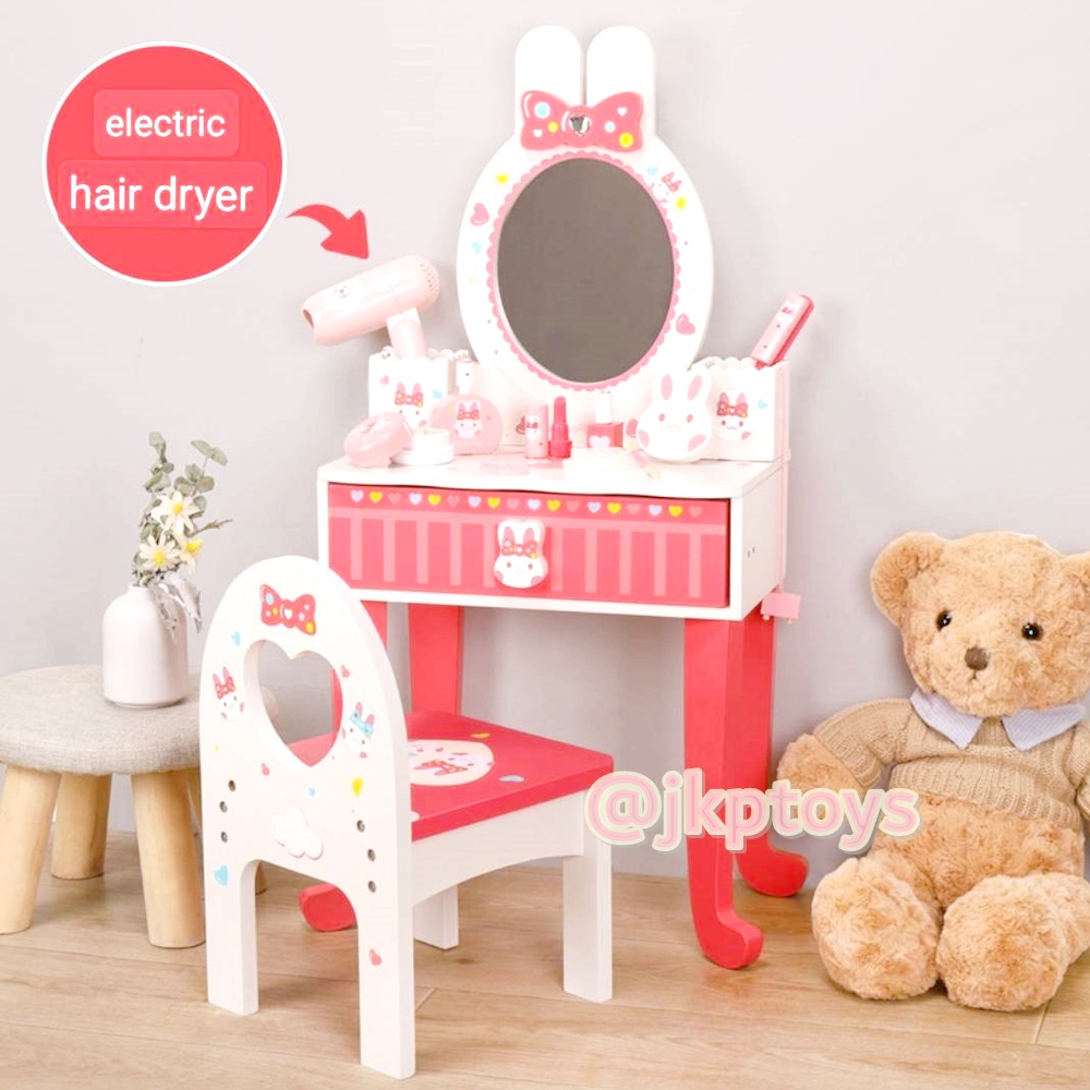 PlayTive Junior Kitchen Wooden Toy ครัวไม้เทาแดง สำเนา