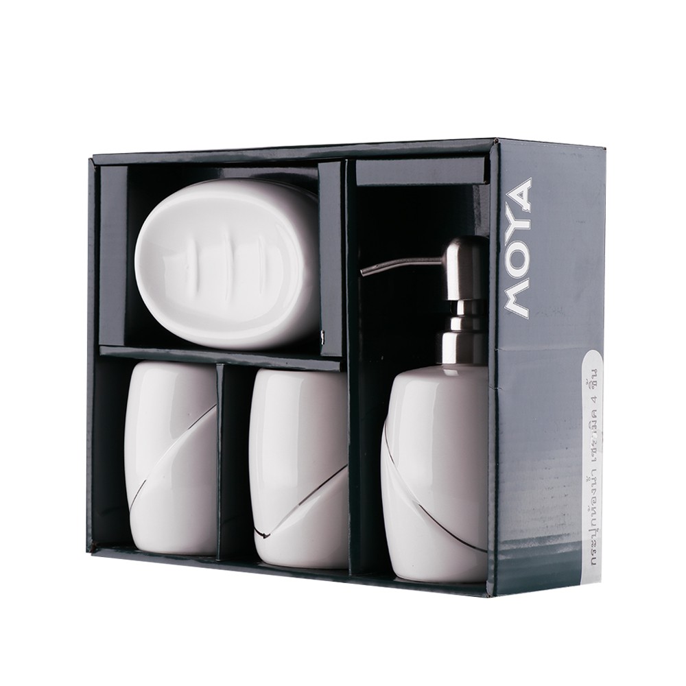 กระปุกห้องน้ำ MOYA B80290 เซรามิก อุปกรณ์ภายในห้องน้ำ