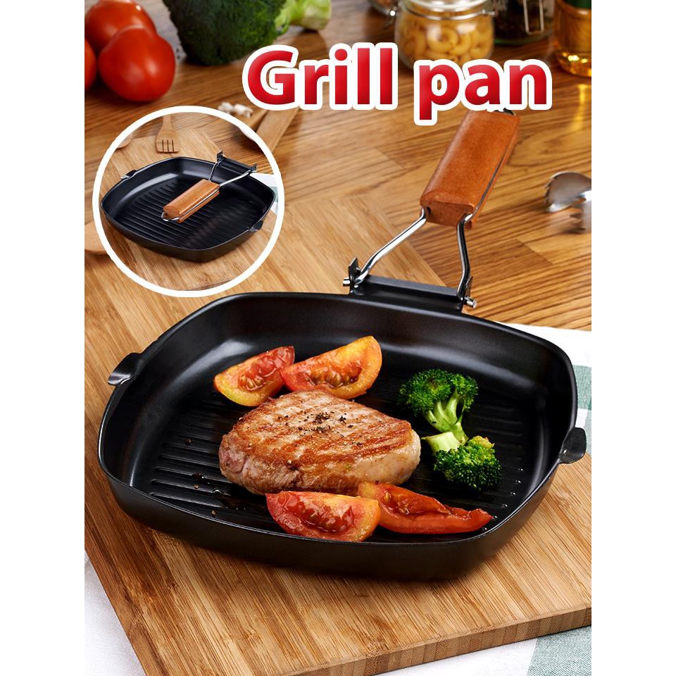 !!สินค้าขายดี!! กระทะอเนกประสงค์ กระทะ Grill Pan