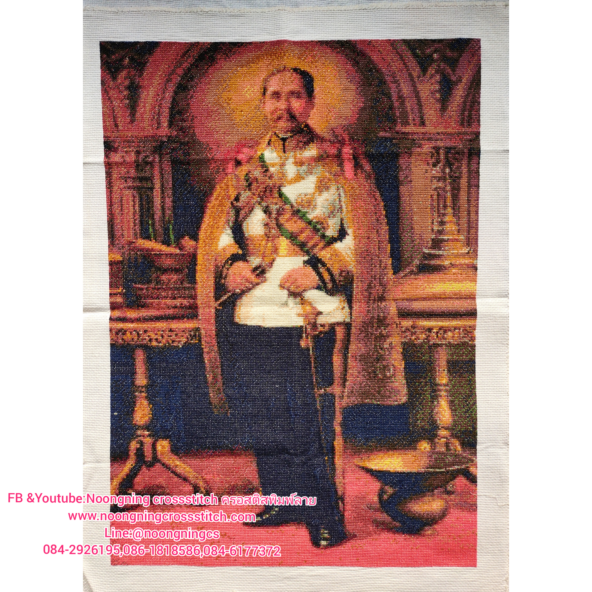 พระพิฆเนศ ชุดปักครอสติช พิมพ์ลาย ครอสติสจีน งานฝีมือ DIY