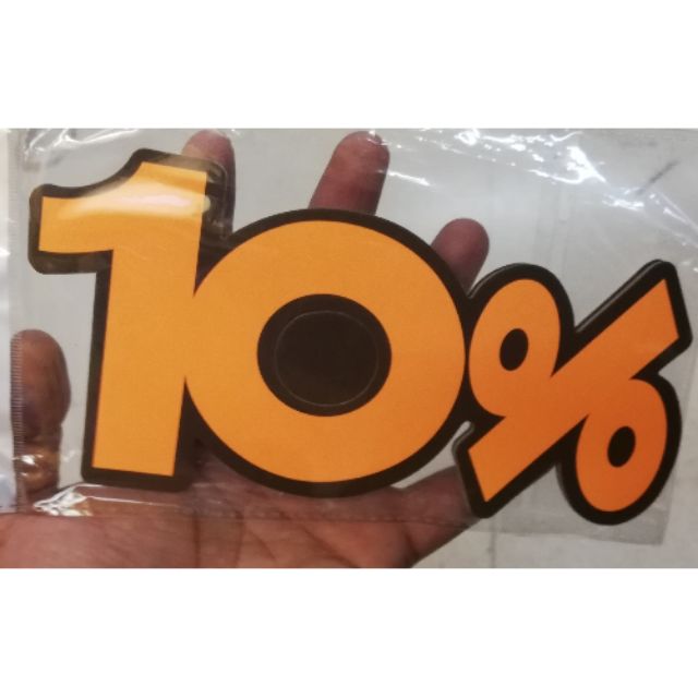 ป้ายลดราคา 10% 20% 30% สำหรับร้านค้าเพิ่มความสนใจ สีสด ดึงดูดลูกค้า ด้วยสินค้าลดราคา