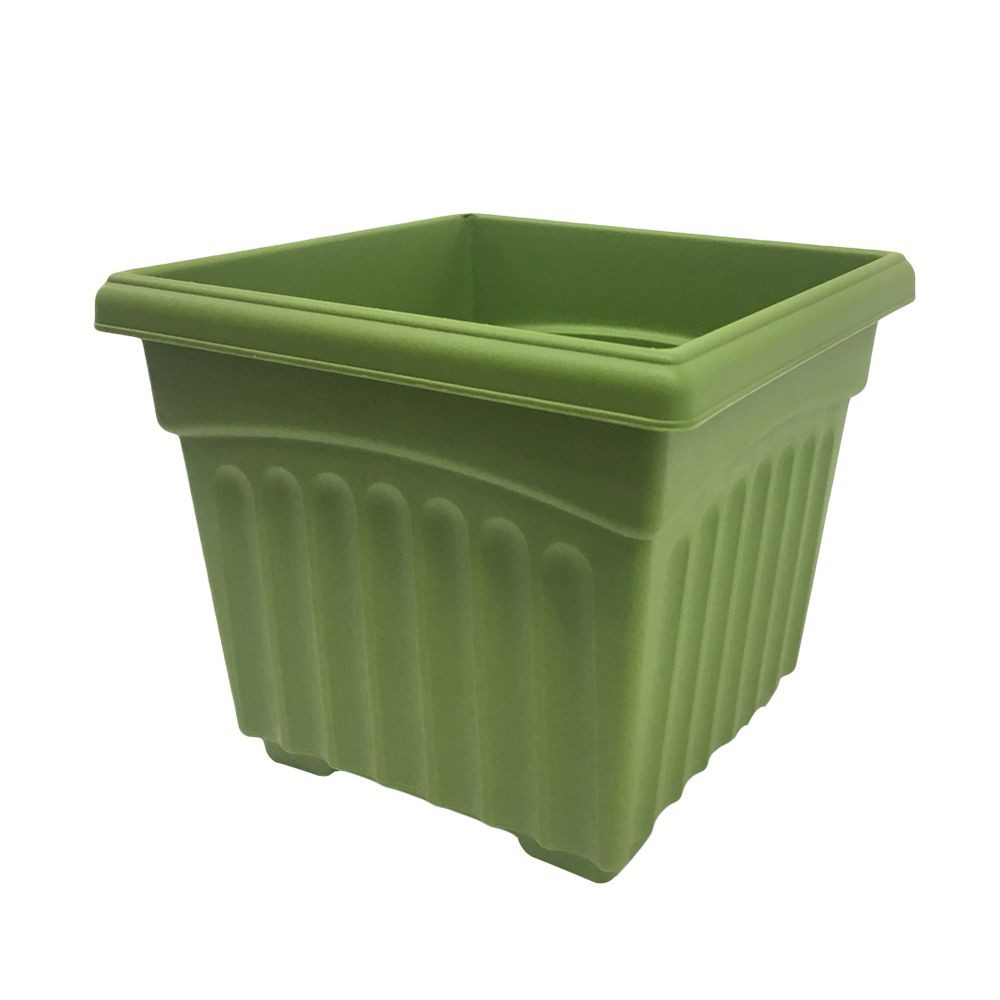 กระถางพลาสติก BABA BI-SQ-200 สี MATCHA PLASTIC POT BABA BI-SQ-200 MATCHA