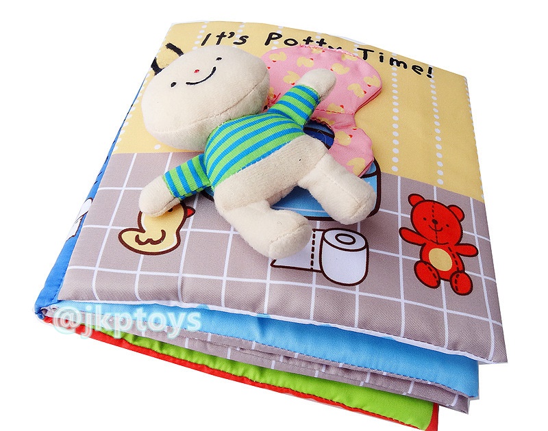 เซตหนังสือผ้าเสริมพัฒนาการ It's Bath Time + It's Potty Time