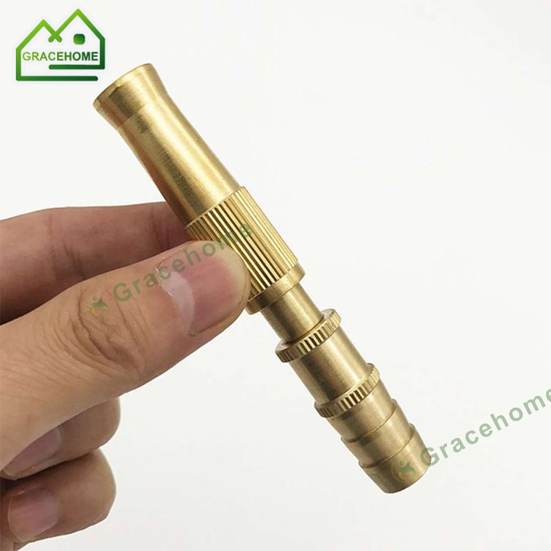 หัวฉีดสเปรย์ทองเหลืองพร้อมข้อต่อสำหรับรดน้ำในสวน หัวฉีดหมอก ละอองน้ำ สเปรย์สปริงเกลอร์ ข้อต่อสเปรย์ฉีดน้ำ ข้อต่อทองเหลือ