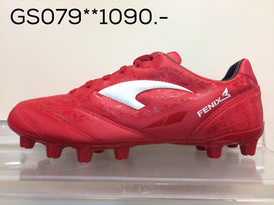 GRAND SPORT สตั้ดฟุตบอล รุ่น Fenix 3 สีแดง เบอร์ 38-45