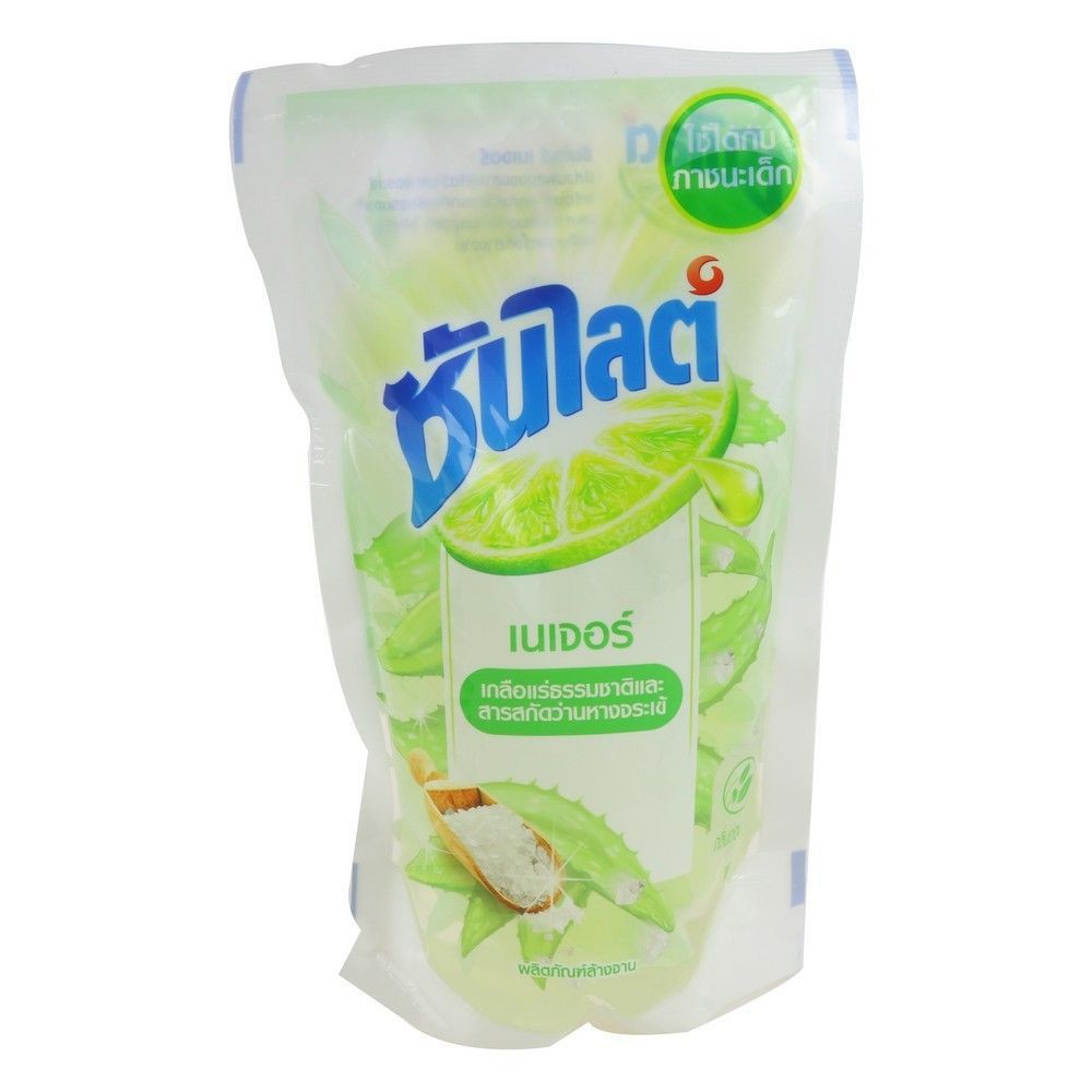 น้ำยาล้างจานชนิดเติม ซันไลต์ เนเจอร์ 500 มล. แพ็ค 3 DISHWASHING LIQUID REFILL SUNLIGHT NATURE 500ML 3PACK