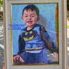 ครอสติส สั่งทํา 40x50ซม รูปลูกที่รัก ชุดปักครอสติส พิมพ์ลาย ครอสติสจีน งานฝีมือทำที่บ้าน DIY
