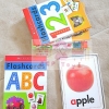 เซตการ์ดคำศัพท์ ตัวอักษร ตัวเลข ขนาดใหญ่ (11.5x17.5ซม) Wipe-Clean Flashcard (Scholastic)