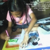 สาธิตงานฝีมือ การติดภาพติดเพชร,ครอสติสคริสตรัล หรือ Diamond Painting แบบ3Dติดบางส่วน งานฝีมือง่ายๆ ทำเองได้
