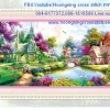 beautiful village ชุดปักครอสติช พิมพ์ลาย ครอสติสจีน งานฝีมือ DIY ลดราคา