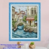 เวนิส เมืองแห่งสายน้ำ มนต์เสน่ห์ อิตาลี ชุดปักครอสติส พิมพ์ลาย ครอสติสจีน งานฝีมือทำที่บ้าน DIY