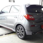 รีวิว ชุดแต่งรถ-สเกิร์ต New Mitsubishi Mirage 2016 ทรง "M2" [by OSR]