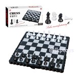 กระดานหมากรุกสากล เป็นเเม่เหล็ก กระดานพับเก็บ พกพาได้ ขนาด 30x30 ซม