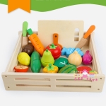 หั่นผัก ผลไม้ ชุดใหญ่พร้อมกล่องไม้เก็บอุปกรณ์