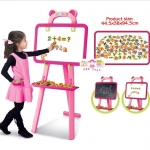 กระดาน 3 in 1 Learning Easel สีชมพูหวาน