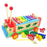 ของเล่นเสริมพัฒนาการ ของเล่นไม้ ของเล่น รถระนาด บล็อดหยอด รถลาก