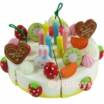 ของเล่นไม้เสริมพัฒนาการ ชุดแต่งหน้าเค้กกระต่าย (USAMoMo Rabbit Cake Decoration Set) (ขายส่ง 3 ชิ้น)