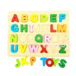 ของเล่นเสริมพัฒนาการ ของเล่นไม้ ชุดกระดานนูน A-Z