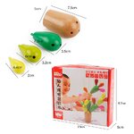 ของเล่นไม้เสริมพัฒนาการ เกมต่อกระบองเพชร Balancing Cactus