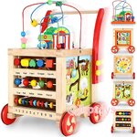 รถผลักเดินเเละกล่องกิจกรรมไม้5ด้าน (เหมือนงาน busy zoo เลยคะ ) เป็นผลักเดินไม้ได้ด้วย คุ้มสุดๆ