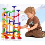 MARBLE RUN รางลูกแก้วหรรษา แบบประกอบเองตามจินตนาการ รุ่น105 pcs.