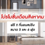โปรโมชั่นเดือนสิงหาคม