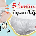 5 เรื่องจริงของแพมเพิส ที่คุณอาจไม่เคยรู้มาก่อน!!!