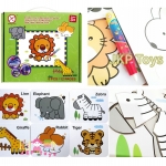 ชุดจิ๊กซอว์ระบายสีรูปสัตว์