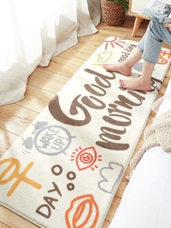 [Carpet] พรมห้องครัว พรมขนนุ่ม พรมห้องน้ำ-ห้องนั่งเล่น ขนหนานุ่มสะบายเท้า ลายน่ารัก ขนาดเล็กและขนาดใหญ่