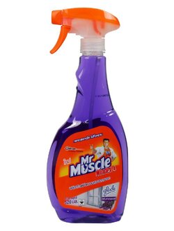น้ำยาเช็ดกระจก MR.MUSCLE ลาเวนเดอร์ 520 มล. GLASS CLEANER MR.MUSCLE 520ML