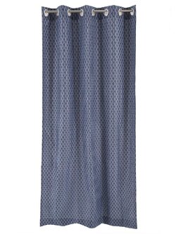 ผ้าม่าน EYELET CHILD FREEDOM STYLE COVE 135X220 ซม. สีน้ำเงิน ผ้าม่านประตู CURTAIN ผ้าม่านและมู่ลี่