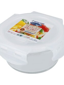 กล่องอาหารกลม MICRON SUPER LOCK 6081 0.3 ลิตร FOOD CONTAINER MICRON SUPER LOCK 6081 0.3L