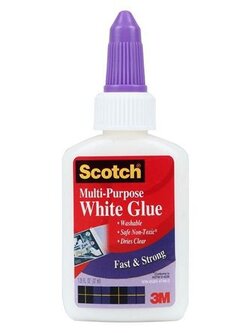 กาวลาเท็กซ์ทั่วไป SCOTCH 37 มล. สีขาว เนื้อกาวติดแน่น