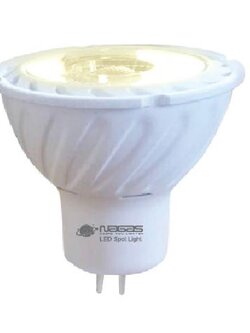 หลอด LED NAGAS MR16 AC220V 5วัตต์ สีเหลือง หลอดไฟภายในบ้านเอนกประสงค์